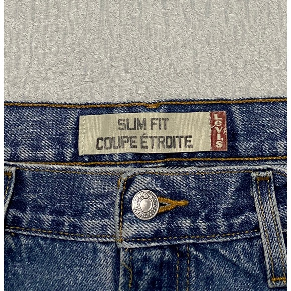 Vintage Levi's 516 Slim Fit Coupe Etroite Men's Jeans Size 38x34 Blue Faded - Picture 5 of 10
